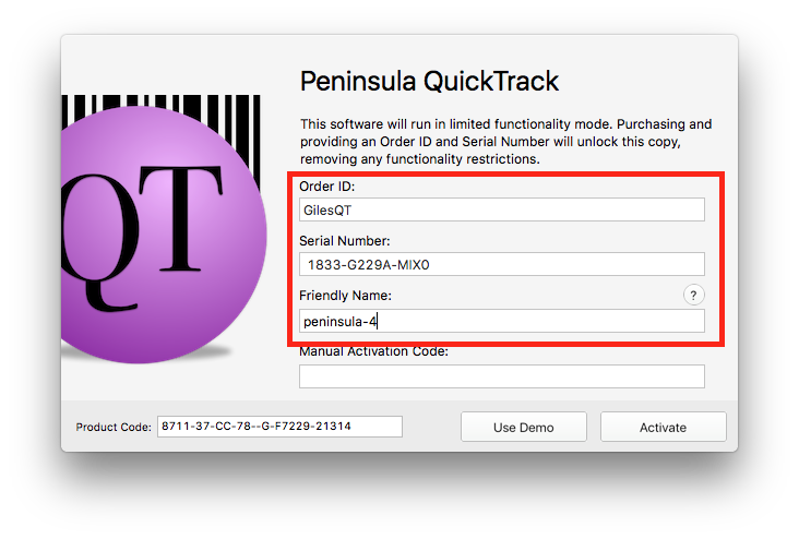 QuickTrack